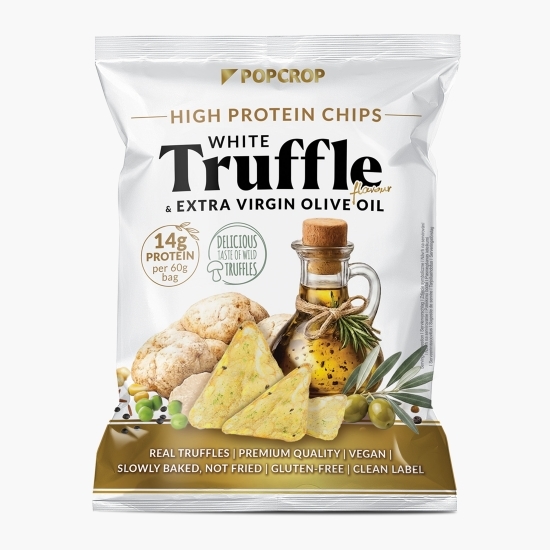 Chipsuri proteice cu aromă de trufe albe 60g