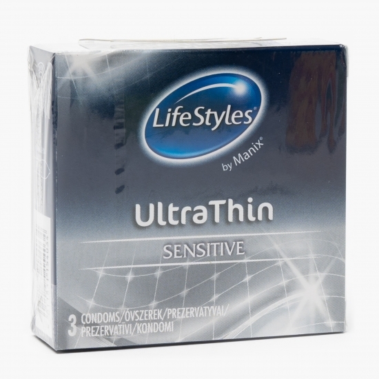 Prezervative UltraThin Sensitive 3 buc
