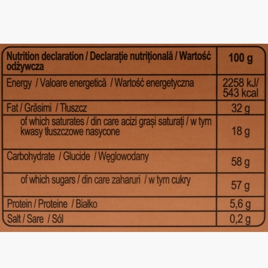 Ciocolată cu lapte și umplutură de dovleac, cafea și condimente, Creme d'Or Pumpkin Spice Latte, 100g