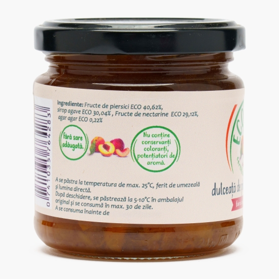 Dulceață de piersică și nectarină, fără zahăr adăugat, eco 200g