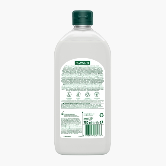 Rezervă săpun lichid Naturals Milk&Almond, eco refill 750ml