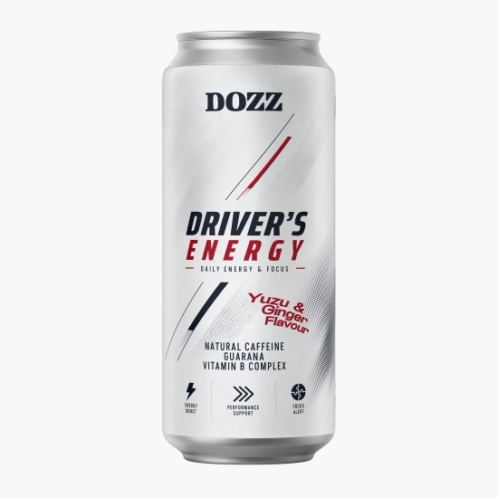 Băutură energizantă carbogazoasă, cu extract de guarana, cafeină și vitamine Driver's Energy, doză 330ml