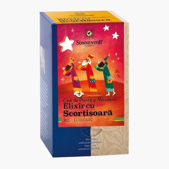 Ceai de plante și mirodenii eco Elixir cu scorțișoară, 18 plicuri