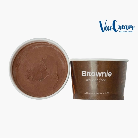 Înghețată artizanală cu aromă de brownie, fără zahăr, 140g