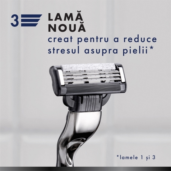 Rezerve aparat de ras Mach3 Charcoal, 4 buc