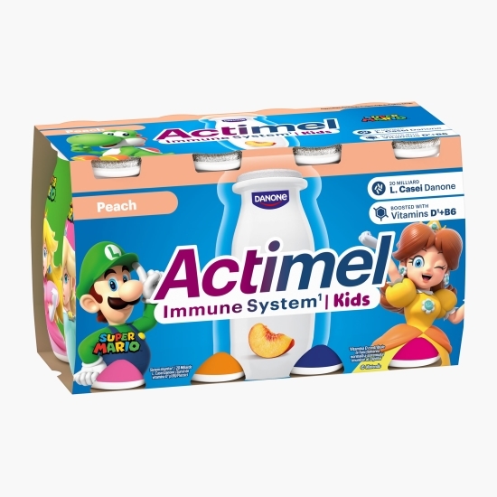 Iaurt de băut cu piersică 8x100g