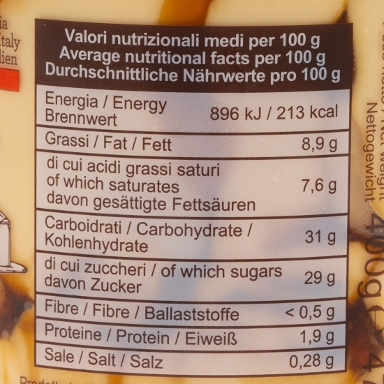 Înghețată cu caramel și sare de mare 400g