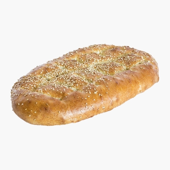 Pâine turcească cu semințe de susan precoaptă, eco 500g 