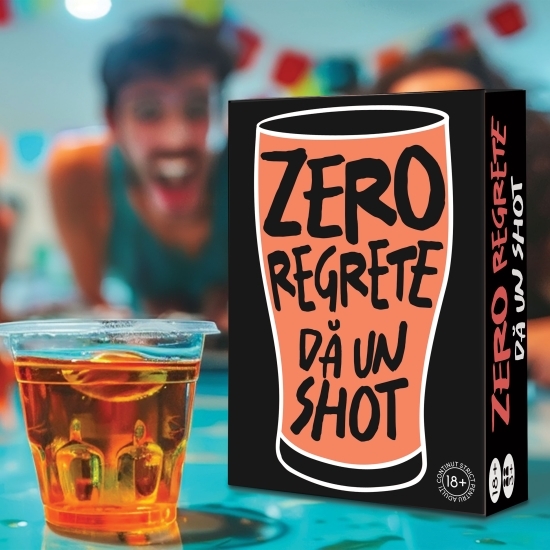 Board game "Zero regrete, dă un shot!", +18 ani