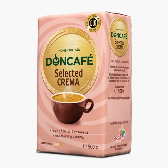 Selected Crema 500g, cafea prăjită și măcinată