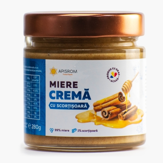 Miere cremă cu scorțișoară 280g