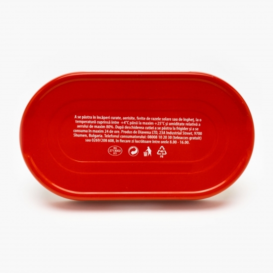 File de macrou în ulei de floarea-soarelui 170g