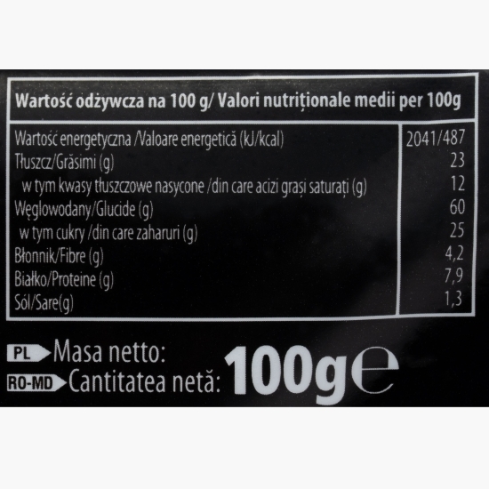 Biscuiți cu cereale integrale și cremă de cocos, 100g