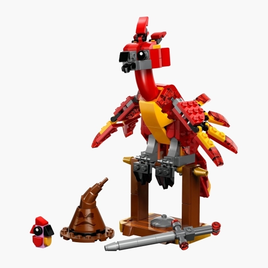 Fawkes: Phoenixul lui Dumbledore, 76448 Harry Potter, 299 piese, +8 ani