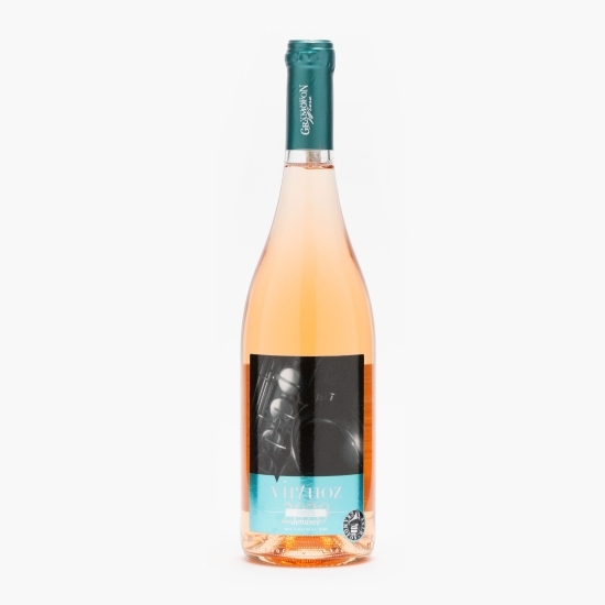 Vin rose demisec Virtuoz Merlot, 14.7%, 0.75l