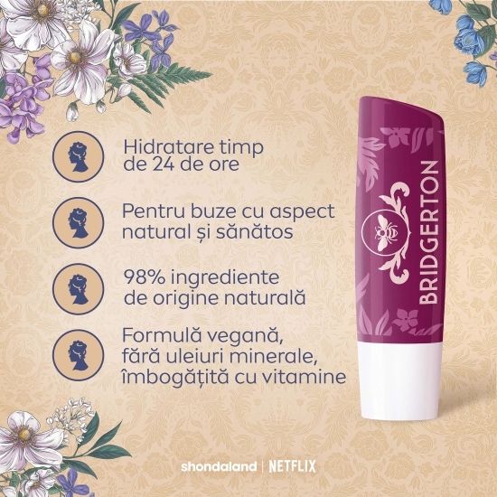 Balsam de buze Blackberry Pie, ediție limitată Bridgerton 4.8g