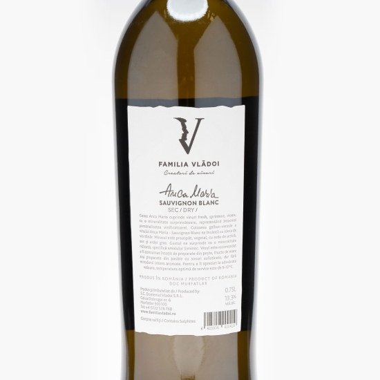 Vin alb sec Anca Maria Sauvignon Blanc, 13.3%, 0.75l
