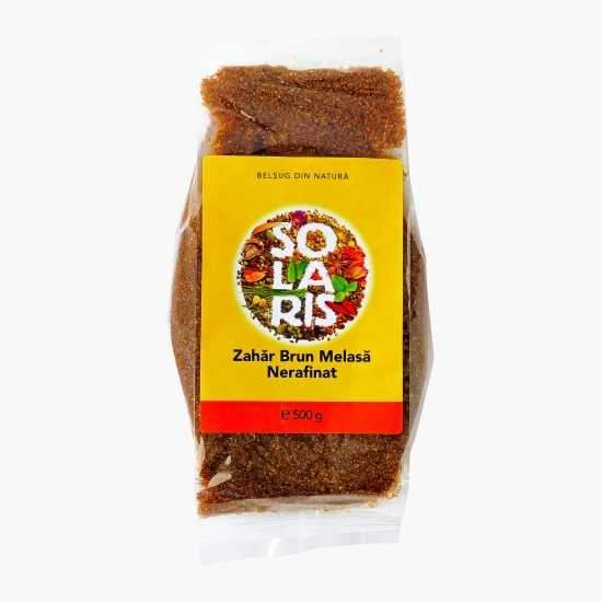 Zahăr brun melasă nerafinat 500g