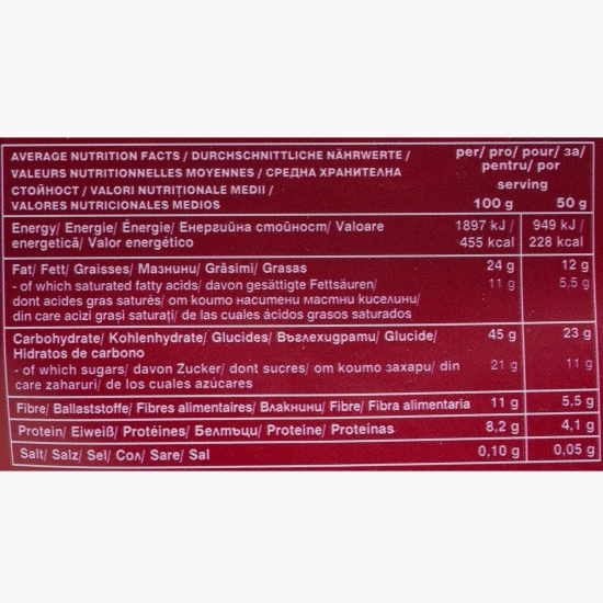 Granola eco cu fructe de pădure și cocos, fără gluten 300g