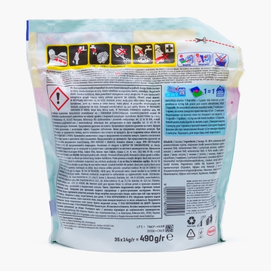 Detergent de rufe capsule Power Caps Color Deep Clean, 35 spălări