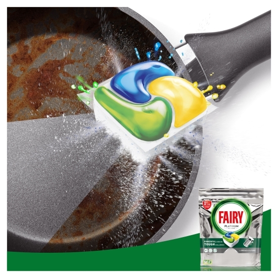 Detergent pentru mașina de spălat vase Platinum, Lămâie, 113 spălări