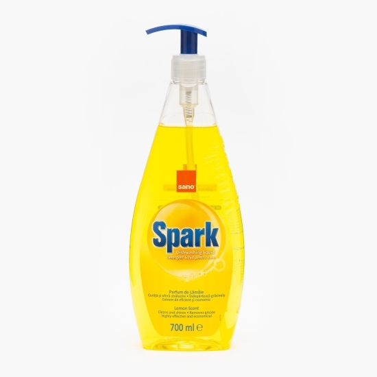 Detergent vase Spark cu pompiță lămâie 700ml 