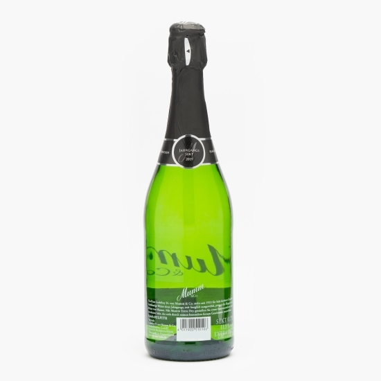Vin spumant alb extra dry Jahrgangs Sekt, 11.5%, 750ml