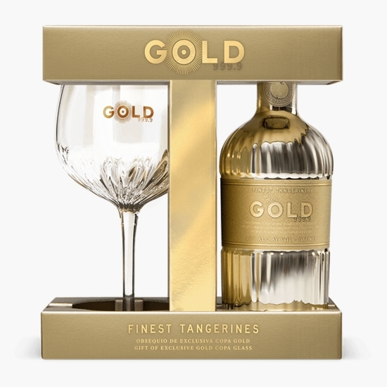 Gin 999.9, 40% alc, 700ml + pahar