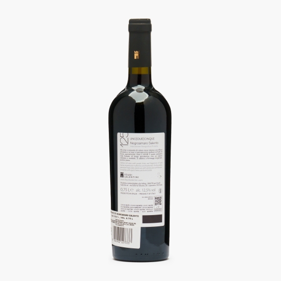 Vin roșu sec 125 Negroamaro Salento IGP, 12.5%, 750ml