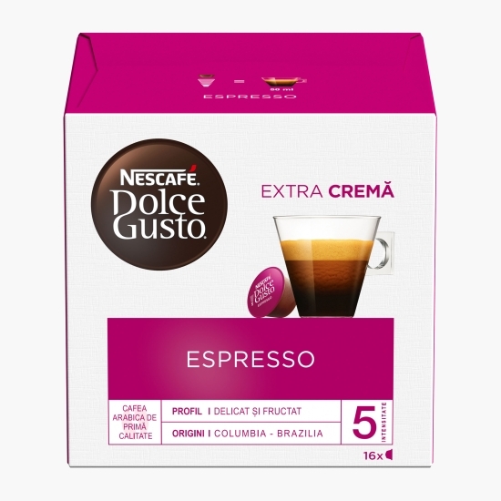 Capsule cafea Espresso Extra Cremă 16 băuturi 88g
