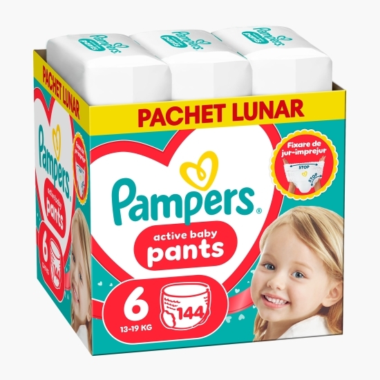 Scutece chiloțel Active Baby Pants XXL Box, mărimea 6, 13-19kg, 144 buc