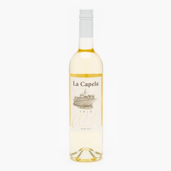 Vin alb demisec eco La Capela Fetească Regală & Muscat Ottonel, 12%, 750ml