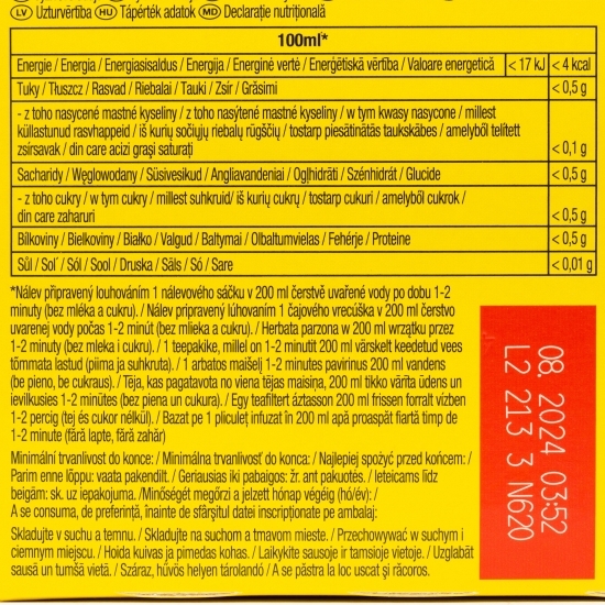 Ceai negru Yellow Label 100 plicuri