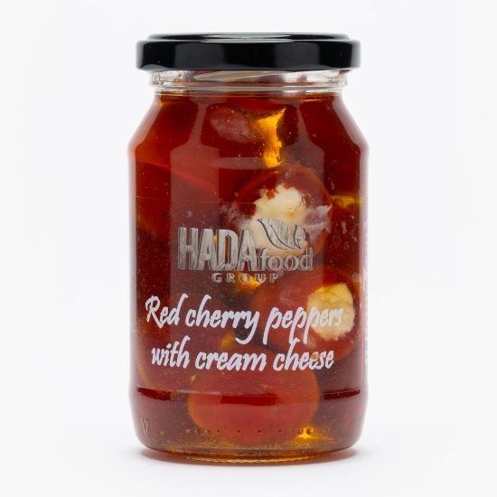 Ardei picanți umpluți cu cremă de brânză, în ulei vegetal 235g