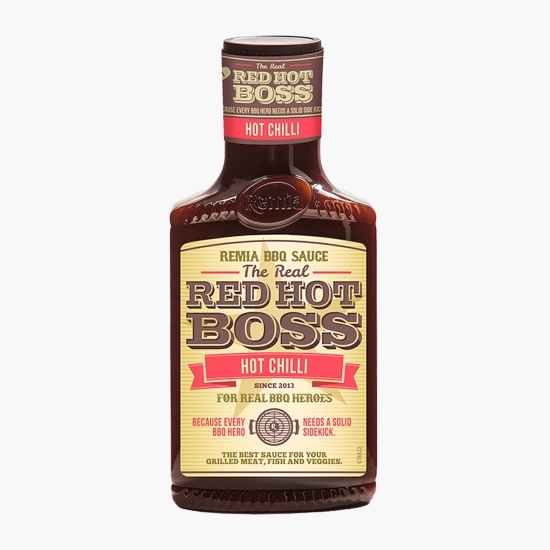 Sos BBQ Red Hot Boss Hot Chilli 450ml