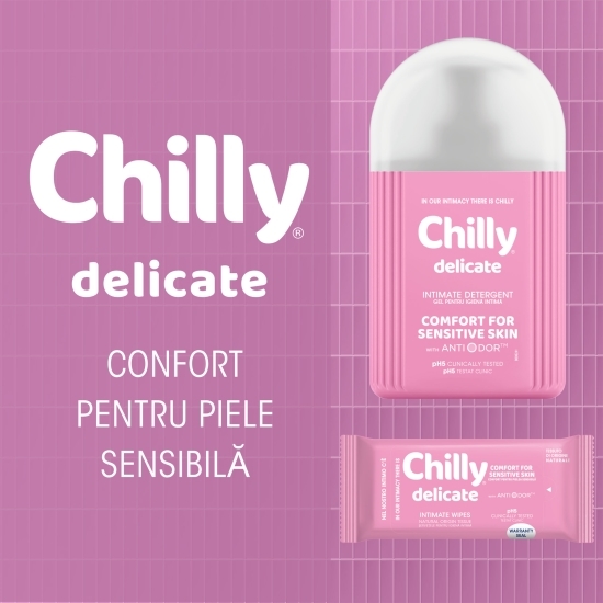 Șervețele pentru igiena intimă Delicate, 12 buc