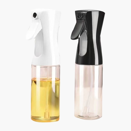 Sticlă cu pulverizator pentru ulei/oțet, alb/negru 200ml
