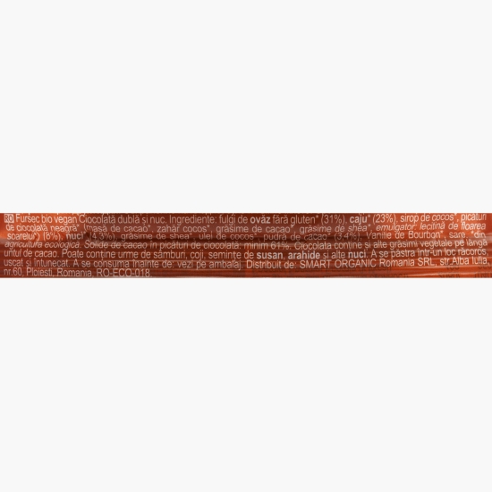 Fursec eco cu ciocolată și nuci, fără gluten 50g