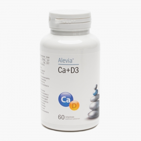 Calciu și vitamina D3 (Ca+D3) 60 comprimate