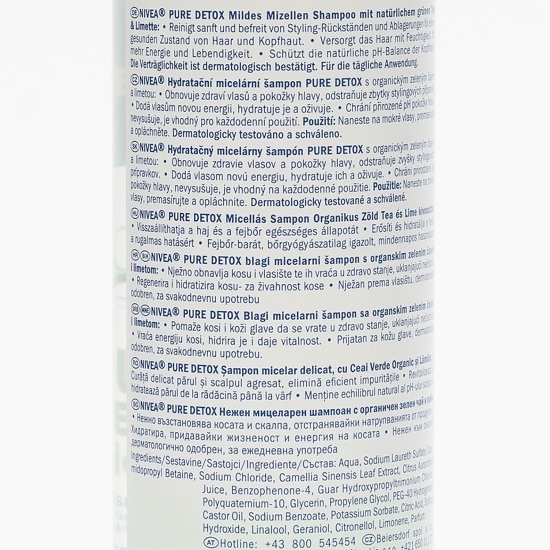 Șampon micelar delicat Pure Detox 400ml