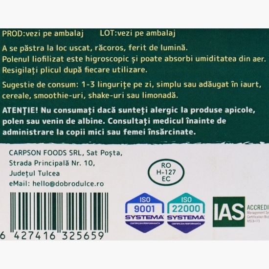 Polen poliflor liofilizat