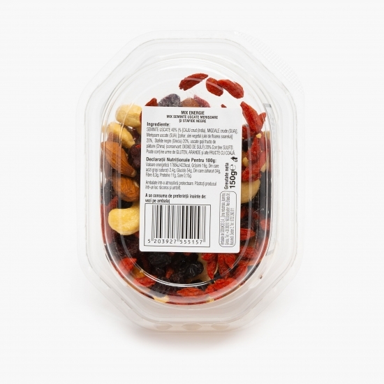 Mix semințe uscate, merișoare și stafide negre 150g