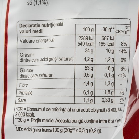 Chipsuri ondulate din cartofi cu sare, Wavy 200g