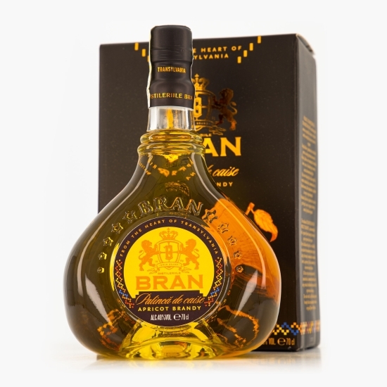 Pălincă de caise 40% alc. 0.7l + cutie