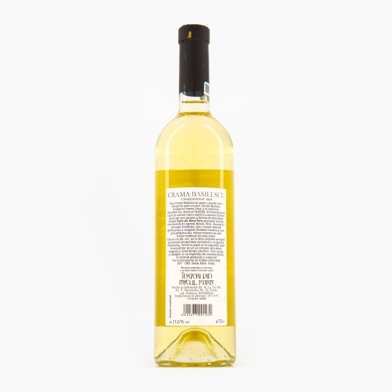Vin alb sec Chardonnay Îngeri din Micul Paris, 13.6%, 0.75l 