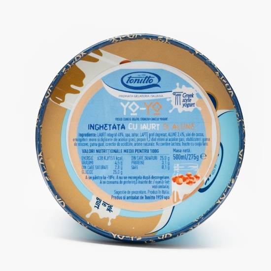 Înghețată din iaurt cu alune de pădure 275g