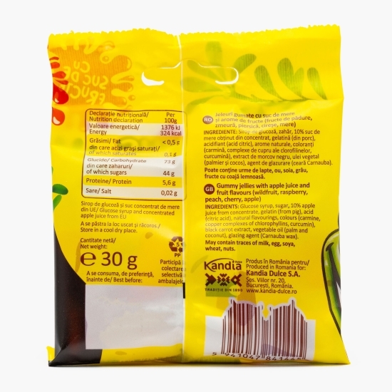 Jeleuri gumate cu aromă de fructe Mini Ursuleți 30g