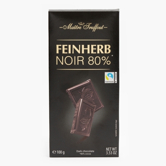Ciocolată neagră 80% cacao 100g
