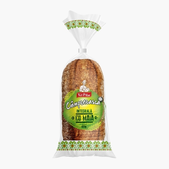 Pâine din grâu integral cu maia 600g