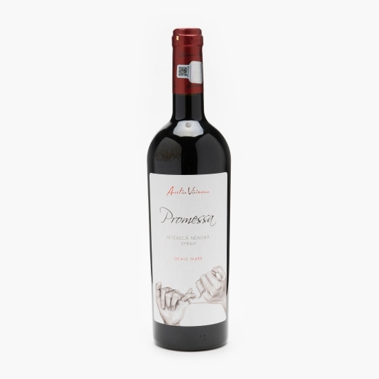 Vin roșu sec Fetească Neagră, Syrah, 14.5%, 0.75l